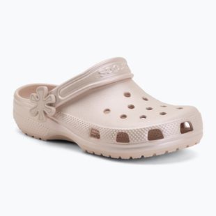 Vaikiškos šlepetės Crocs Classic Pearl Shine quartz