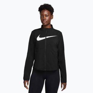 Nike Tempo Swoosh Run moteriška bėgimo striukė juoda/balta