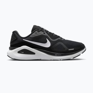 Vyriški bėgimo batai Nike Structure 26 Wide juoda/wolf grey/metalinė sidabrinė/balta