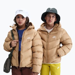 Vaikiška pašiltinta striukė Nike Sportswear All Day Play hemp/white