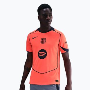 Vyriški futbolo marškinėliai Nike FC Barcelona 2025/26 Stadium Third bright mango/midnight navy/midnight navy