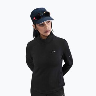 Moteriški bėgimo marškinėliai ilgomis rankovėmis Nike Swift Therma-Fit Turtle Neck black