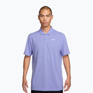 Vyriški teniso marškinėliai Nike Court Dri-Fit Polo Solid light thistle/white