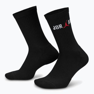 Skarpety  Nike Jordan Everyday Crew 1 para black/white/university red