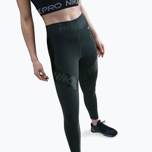 Moteriškos treniruočių tamprės Nike Pro Sculpt High-Waisted 7/8 seaweed/vintage green/white