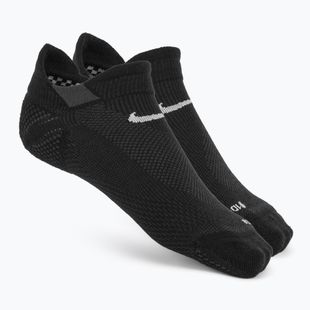 Kojinės Nike Running No-Show Wool black/dark smoke grey/light smoke grey