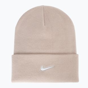 Žieminė kepurė Nike Peak Swoosh Beanie slit red/white