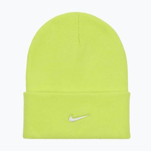Žieminė kepurė Nike Peak Swoosh Beanie cyber/white