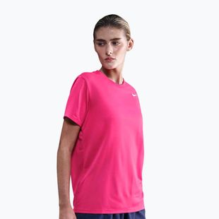 Moteriški treniruočių marškinėliai Nike Dri-Fit rush pink/white