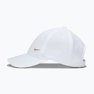 Vaikiška kepurė su snapeliu Nike Dri-FIT Club white/flt gold