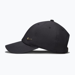 Vaikiška kepurė su snapeliu Nike Dri-FIT Club black/flt gold