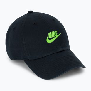 Kepurė su snapeliu Nike Club Unstructured Futura Wash black/mean green
