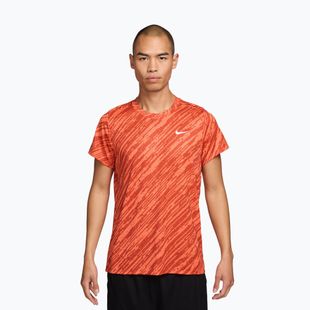 Vyriški teniso marškinėliai Nike Court Dri-Fit Victory Print turf orange/white