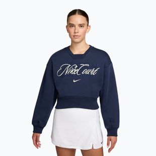 Moteriškas džemperis Nike Court Collection French Terry Crew Neck midnight navy/sail