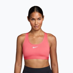 Sportinė liemenėlė Nike Swoosh Medium Support sea coral/white