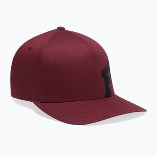 Vyriška kepurė su snapeliu Fox Racing Fox Head X Flexfit dark maroon