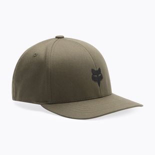 Kepuraitė su snapeliu vaikams Fox Racing Fox Head 110 Snapback Jr olive green