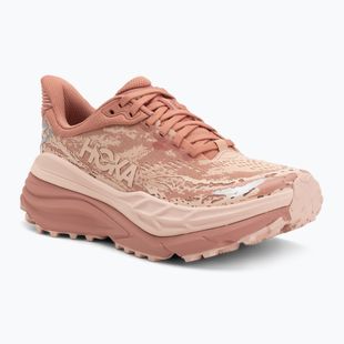Moteriški bėgimo batai HOKA Stinson 7 blush/rose latte