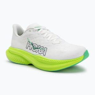 Vyriški bėgimo batai HOKA Mach 6 white/neon lime