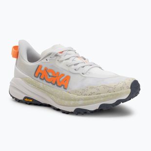 Vyriški bėgimo bateliai HOKA Speedgoat 6 white/neon tangerine