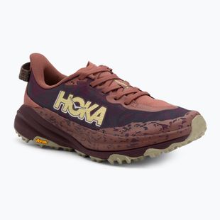 Moteriški bėgimo bateliai HOKA Speedgoat 6 rouge/black cherry
