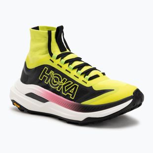 Moteriški bėgimo bateliai HOKA Tecton X 3 neon hoka citrus/juoda