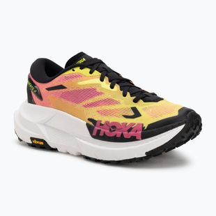 Vyriški bėgimo bateliai Hoka Mafate X neon hoka citrus/neon rose