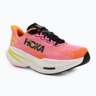 Moteriški bėgimo bateliai Hoka Mach X 3 neon rose/neon tangerine