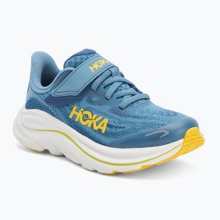 Vaikiški bėgimo bateliai HOKA Clifton 10 alpine blue/foggy night