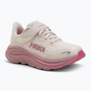 Vaikiški bėgimo batai HOKA Clifton 10 rose cream/dried rose