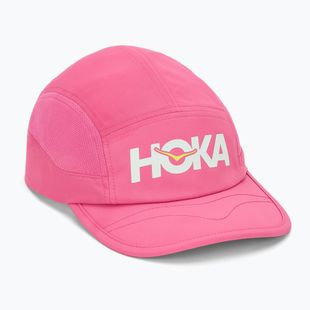Kepuraitė su snapeliu HOKA Run electric rose