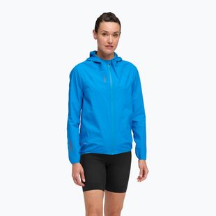 Moteriška bėgimo striukė HOKA Skybreeze Waterproof GTX hoka mėlyna