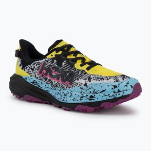 Vaikiški bėgimo batai HOKA Speedgoat 6 electric lemon/black
