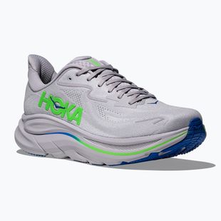 Vyriški bėgimo batai HOKA Clifton 10 ash grey/neon green