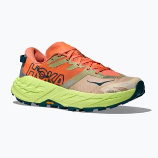 Moteriški bėgimo bateliai HOKA Speedgoat 7 persimmon/neon yuzu
