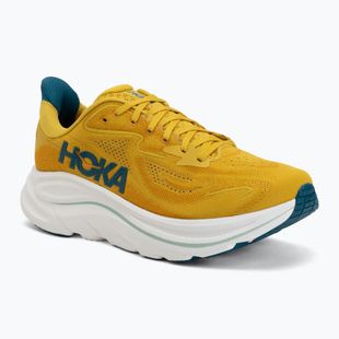Vyriški bėgimo batai HOKA Clifton 10 yellow gold/tidal wave