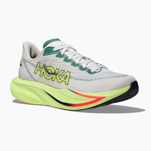 Moteriški bėgimo bateliai HOKA Mach 7 frost/neon yuzu