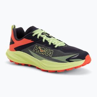 Vyriški bėgimo batai HOKA Zinal 3 squid ink/neon yuzu
