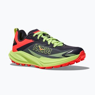 Moteriški bėgimo bateliai HOKA Zinal 3 squid ink/neon yuzu