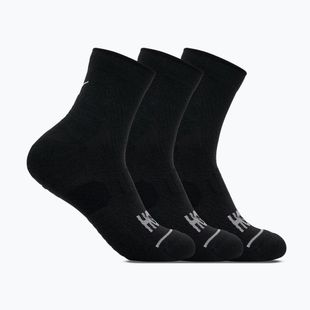 Kojinės HOKA Quarter Run Sock 3-Pack black/black/black