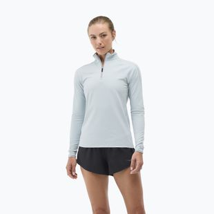 Moteriškas bėgimo džemperis HOKA GlideTech Quarter Zip mineral blue