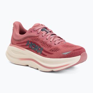 Moteriški bėgimo bateliai HOKA Bondi 9 Wide lingonberry/cranberry