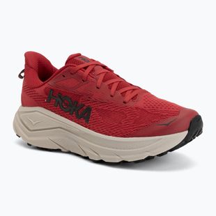 Vyriški bėgimo batai HOKA Challenger 8 red agate/river rock grey