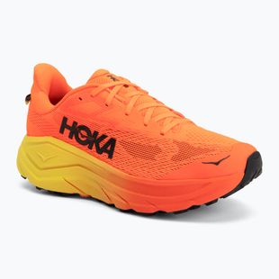 Vyriški bėgimo batai HOKA Challenger 8 Wide neon tangerine/hoka citrus