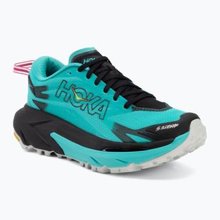 Moteriški bėgimo batai HOKA Mafate 5 black/electric aqua