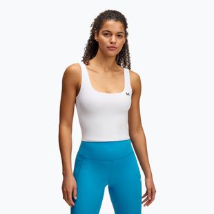 Moteriški žygio marškinėliai Under Armour Motion Tank white/black
