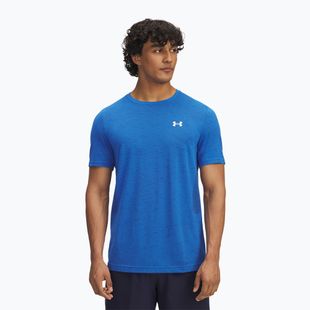 Vyriški treniruočių marškinėliai Under Armour Vanish Seamless Atlantis Blue/White