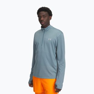 Vyriškas bėgimo džemperis Under Armour Launch 1/4 Zip jasper blue/reflective