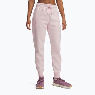Moteriškos kelnės Under Armour Rival Fleece prime pink light heather/prime pink