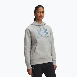 Moteriškas džemperis Under Armour Rival Feelce Shimmer Hoody mod gray light heather/iridescent